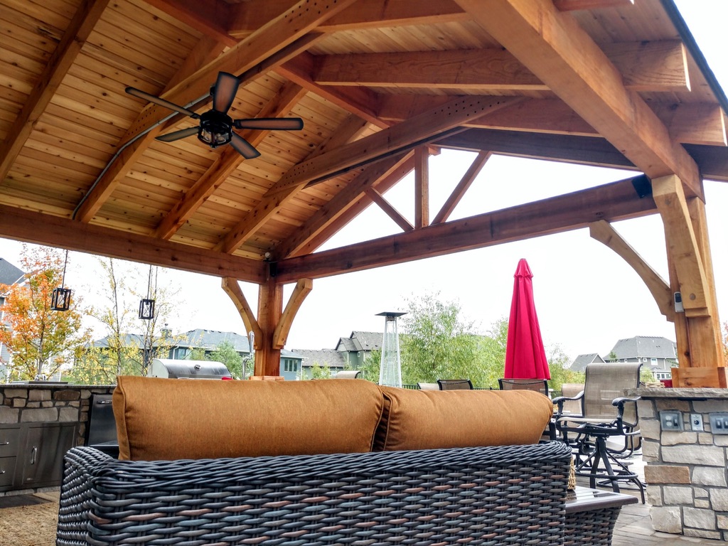 Douglas Fir Patio Pavilion-outdoor living solution in Birmingham