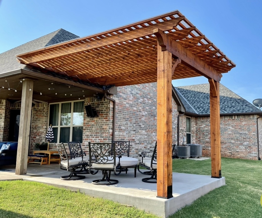 Cedar Patio Pergola outdoor living solution in Birmingham